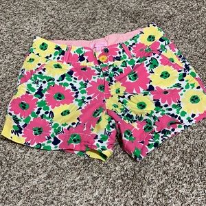 Lilly Pulitzer doodle bug daisy shorts size 0